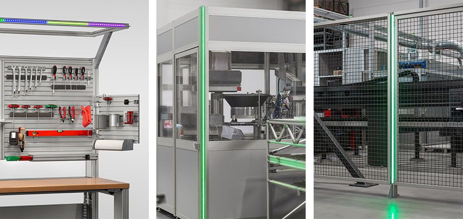 Tiras LED luminosas: continuas y segmentadas